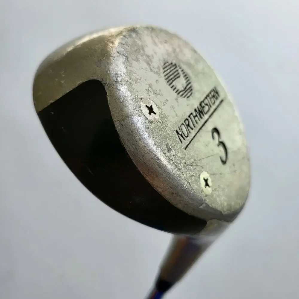 Vintage Northwestern Golf 3 wood Right-Handed Steel Shaft UNKNOWN FLEX 42.5" - Picture 2 of 9
